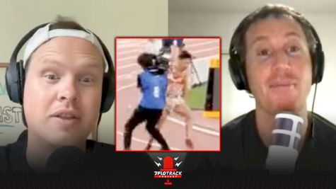 Camera Guy Takes Out Runners At National Championships