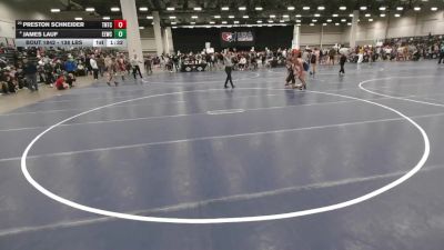 138 lbs Champ. Rd Of 16 - Preston Schneider, Team Nazar Training Center vs James Lauf, Eierman Elite Wrestling Club
