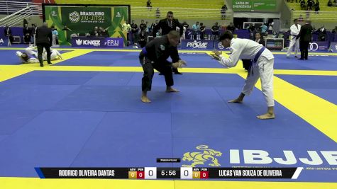 Lucas Yan Souza De Oliveira vs Rodrigo Oliveira Dantas 2025 Brasileiro Jiu-Jitsu IBJJF