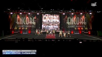 A1 Spirit Athletics - Platinum Rose [2025 L4.2 Senior - D2 Day 2] 2025 Encore Grand Nationals