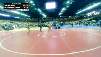 115 lbs Quarterfinal - Fallon Dames, Middleburg vs Mackenzie Allcroft, Ft Pierce Central