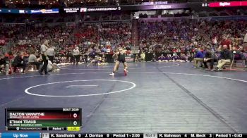 2A-126 lbs Champ. Round 1 - Ethan Traub, Clarion-Goldfield-Dows vs Dalton VanWyhe, Sergeant Bluff-Luton