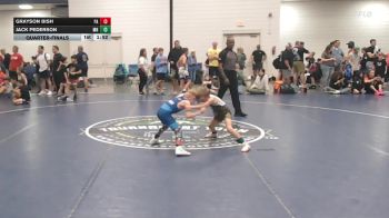 55 lbs Quarterfinal - Grayson Bish, PA vs Jack Pederson, MN