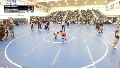 71 lbs Quarterfinal - Julian Palafox, Southwest Stallions WC vs Abijah Barajas, Vista Junior Panthers