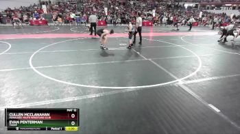 135 lbs Cons. Round 2 - Cullen McClanahan, Pewaukee Youth Wrestling Club vs Evan Penterman, Thorp