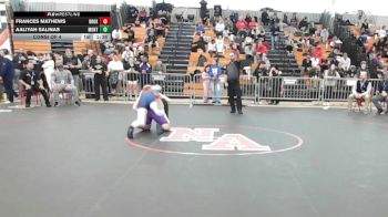 165 lbs Consi Of 4 - Frances Mathews, Brookline vs Aaliyah Salinas, Montachusett