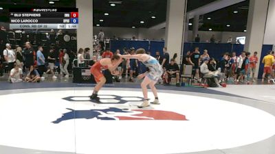 80 kg Cons. Rd Of 32 - Blu Stephens, Sanderson Wrestling Academy vs Nico LaRocco, Desert Pines High School Wrestling