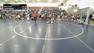 63 lbs Cons. Round 2 - Wyatt Allen, Green River Grapplers vs Ezra Heredia, Agon Academy Wrestling