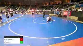 110 lbs 1/4 Finals - Leolyn Karnowski, Wamego Wrestling Club vs Isaiah Joe Foster, Best Trained Wrestling