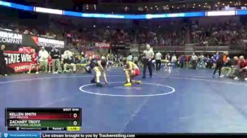 1 lbs Champ. Round 1 - Zachary Trott, South Central Calhoun vs Kellen Smith, West Hancock