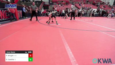 58 lbs Consolation - Phoenix Wright, Caney Valley Wrestling vs Sebastian Castillo, Takedown Elite