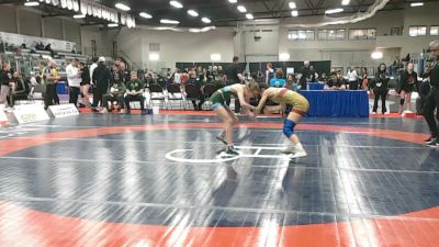 43kg Semifinal - Stefania Zwolinski, Regina Midwest Wrestling Club vs Emma Taylor, Edmonton Wrestling Club