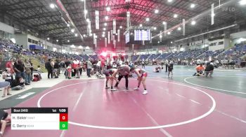 109 lbs Round Of 16 - Hudson Baker, RawTown Elite vs Conner Derry, Bear Cave WC