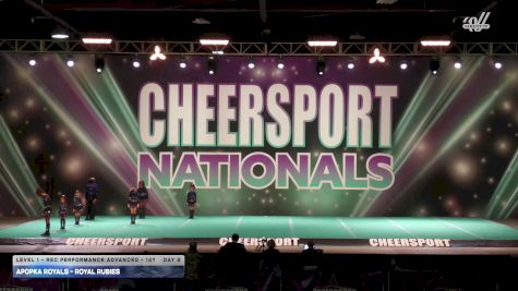Apopka Royals - Royal Rubies [2026 L1 - Rec Performance Advanced - 14Y Day 2] 2026 CHEERSPORT National All Star Cheerleading Championship
