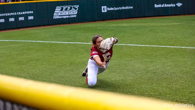 Elon Edges Charleston 1-0 To Stay Alive in CAA Softball Championship