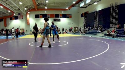 190 lbs Cons. Semi - Tyler-Nicholas Ritz, Virginia Team Predator vs Nehemiah Mix, Invictus Wrestling Club