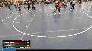 160 lbs Cons. Round 7 - Noah Strantz, IA vs Noah Quintana, IL