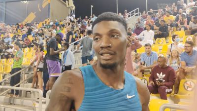 Fred Kerley Pleased With Quick 200m Time