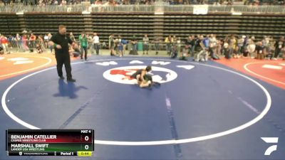 56 lbs Quarterfinal - Marshall Swift, Lander USA Wrestling vs Benjamin Catellier, Casper Wrestling Club