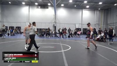 210 lbs Round 5 (6 Team) - Matthew Brunner, Rebellion vs Carter Reis, River WC