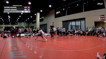 110 lbs Placement Matches (8 Team) - Kaydee Jackson, AR- 15 Pink vs Cassidy Kephart, Don`t Be Jelly