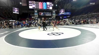 100 lbs Cons. Rd Of 16 - Taylor Keckler, PA vs Aniyah Whayne, FL