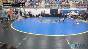 170 lbs Quarterfinal - Brian Colvin, Midwest City Bombers Youth Wrestling Club vs Noah Sotelo, Cowboy Wrestling Club