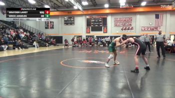 165 lbs 1st Place Match - Erick Angeles, Cedar Rapids Kennedy vs Brayden Lahey, Western Dubuque