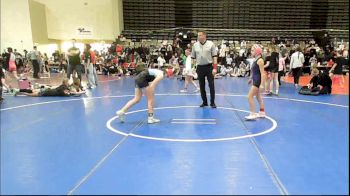 90 lbs Rr Rnd 2 - Madeline Puleo, Bayside Baddies - Girls vs Hazel McQuin, Cordoba Trained (Tidal Force Girls)