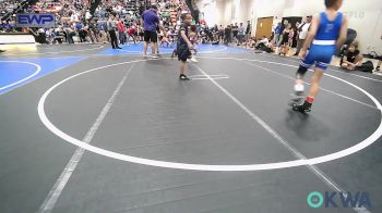 76-80 lbs Round Of 16 - Kendrick Henning, Tiger Trained Wrestling vs Christian Jones, Tulsa Blue T Panthers