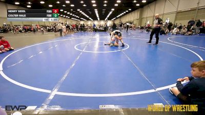 90 lbs Quarterfinal - Henry Seidl, POWA 9U vs Colter Hale, Powerhouse Elite 9U