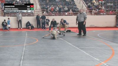 55_B lbs Round Of 32 - Logan Ryan, Phoenixville vs Weston Russell, Franklin