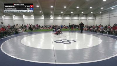 95 lbs Aamina Ajaz, Michigan Red vs Alliya Walker, Virginia