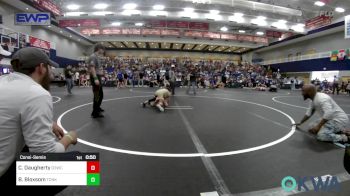 64 lbs Consolation - Cage Daugherty, D3 Wrestling Cluib vs Bracen Bloxsom, Tonkawa Takedown Club