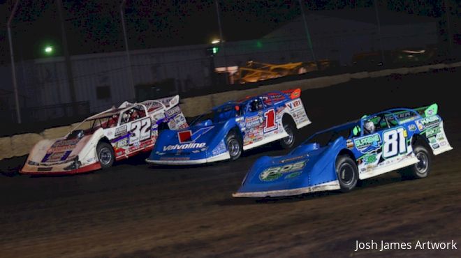 Bobby Pierce Fights Off Brandon Sheppard's Charge At Fairbury Speedway