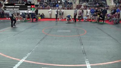 125_B lbs Round Of 16 - Cameron Lewis, Woodland Hills vs Michael Brady, Council Rock South