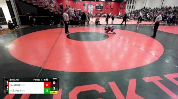 144 lbs Cons. Round 6 - Brian Hart, WAUCONDA vs Gage Gross, MILTON (WI)