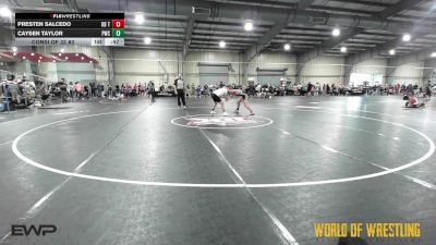115 lbs Consi Of 32 #2 - Presten Salcedo, KD Training Center vs Caysen Taylor, Paola Wrestling Club