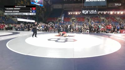 135 lbs Cons. Quarters - Claudia Heeney, IL vs Mariana Bowen, TN