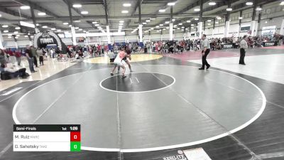 174 lbs Semifinal - Marco Ruiz, Marco Ruiz vs Daniel Sahotsky, Takedown Industries