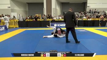 R A Williams vs Rebecca R Mathis 2026 World Master IBJJF Jiu-Jitsu Championship