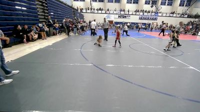 60 lbs Consi Of 4 - Kaige Leavitt, Panther Youth Wrestling vs Dotson Collins, Springdale Youth Wrestling Club