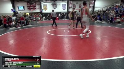 150 lbs Round 2 - Efren Huerta, Ottumwa vs Kolton Brockert, Louisa-Muscatine