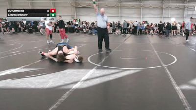 120 lbs Finals (2 Team) - Aiden Hensley, Ohio Gold vs Bo Cummins, Old Hickory