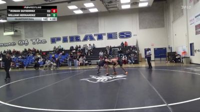 157 lbs Quarterfinal - William Hernandez, College Of Redwoods vs Roman Gutierrez, Fresno City College
