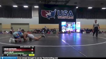 126 lbs Champ. Round 1 - Adan Estrada, Victory Wrestling-Central WA vs Adam Bilby, South Central Punisher Wrestling