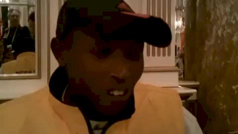 Geoffrey Mutai Defending Champion and Current WB Record Holder Feeling the Pressure Boston Marathon 2012