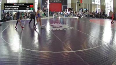 140 lbs Champ. Round 1 - Devaeh Charlton, Rogers vs Stella Chatman, Crook County