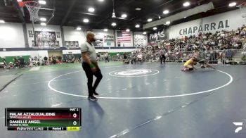 125 lbs 3rd Place Match - Malak Azzaloualidine, Temecula Valley vs Danielle Angel, Murrieta Mesa