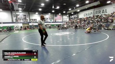 125 lbs 3rd Place Match - Malak Azzaloualidine, Temecula Valley vs Danielle Angel, Murrieta Mesa